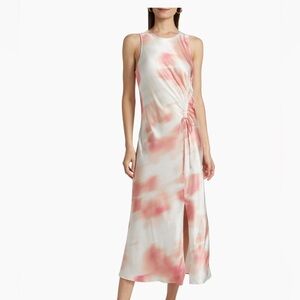 Rails Pink and Cream Tie-Dye Maxi Dress